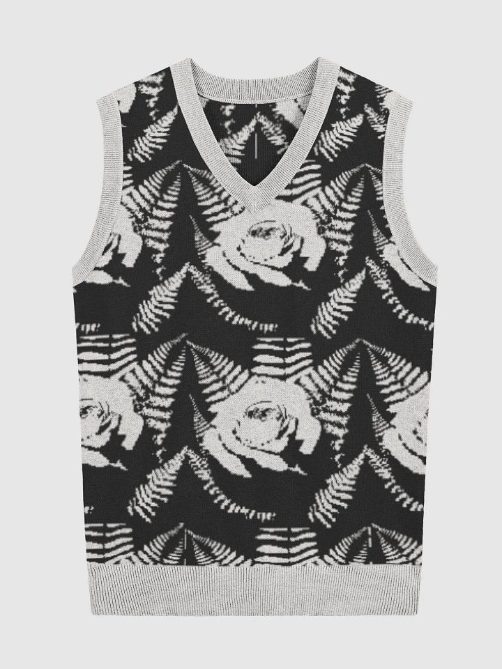 Timeless Style Meets Modern Comfort: The Rose Jacquard V-Neck product image (3)