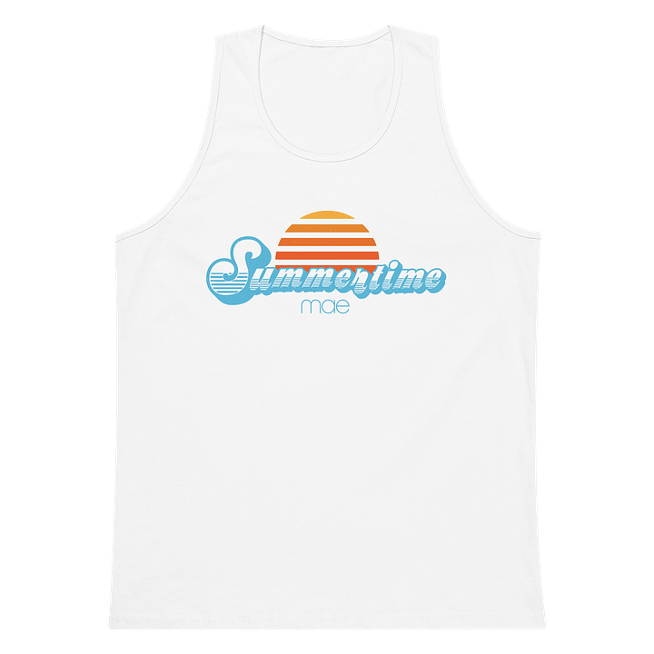 Summertime Tank - white product image (1)