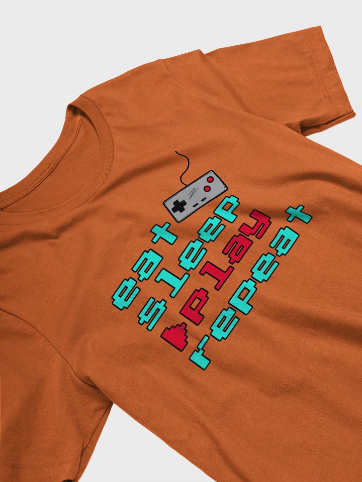 Bella+Canvas T-Shirt | "eat sleep play repeat" product image (1)