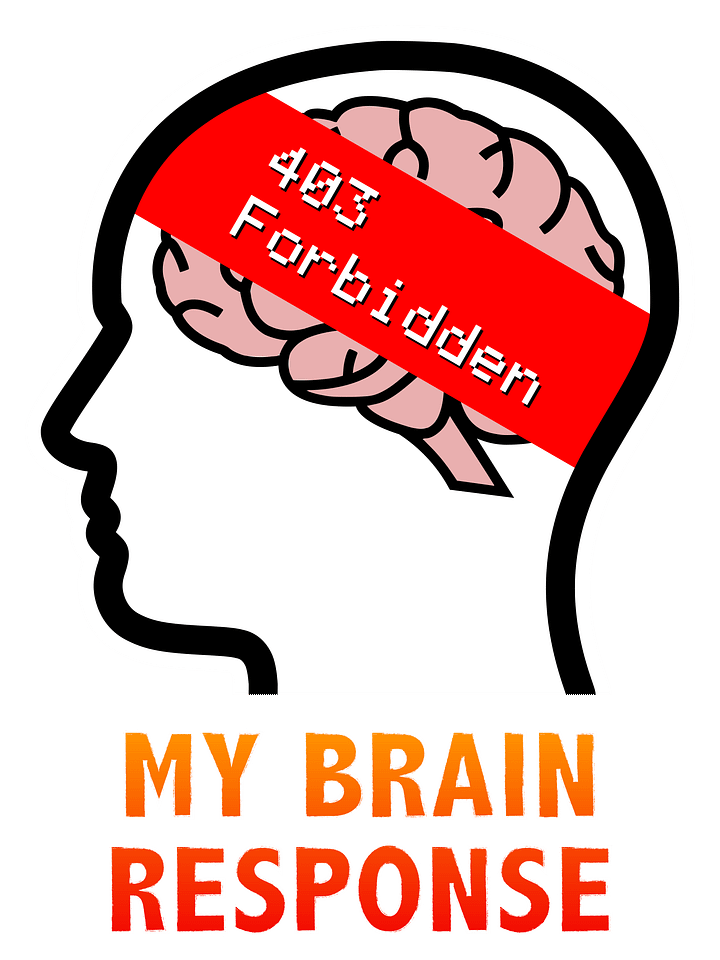 My Brain Response: 403 Forbidden T-Shirt product image (2)