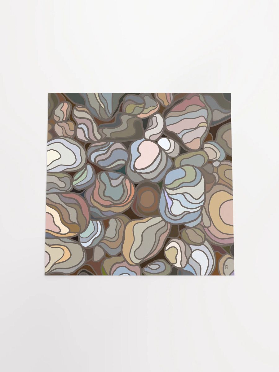 Organic Layers Matte Poster - Stones No. 3 product image (4)