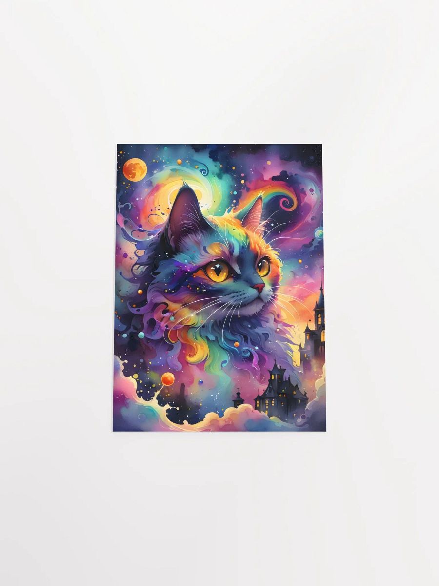 Cosmic Colorful Kitty Poster product image (12)