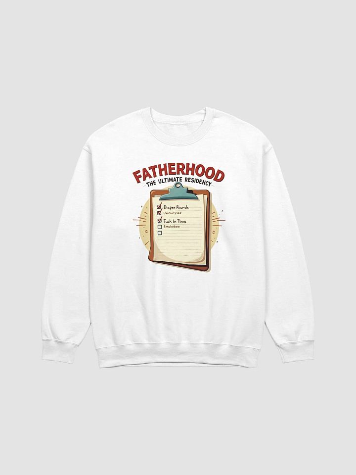 Fatherhood: The Ultimate Residency Crewneck Sweatshirt product image (8)