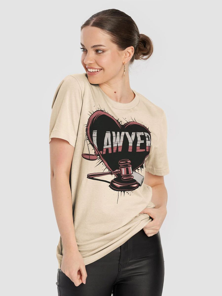 Legal Love Heart Lawyer T-Shirt product image (9)