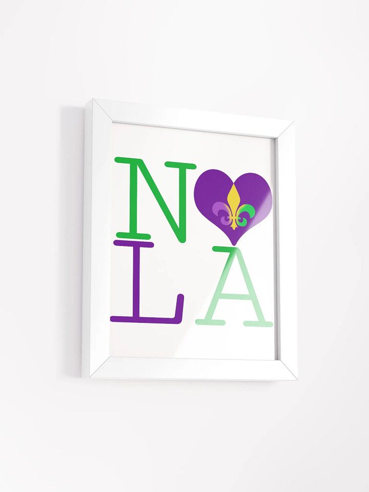 I LOVE NOLA **BIGSHOT POSTER** (MARDI GRAS) product image (2)