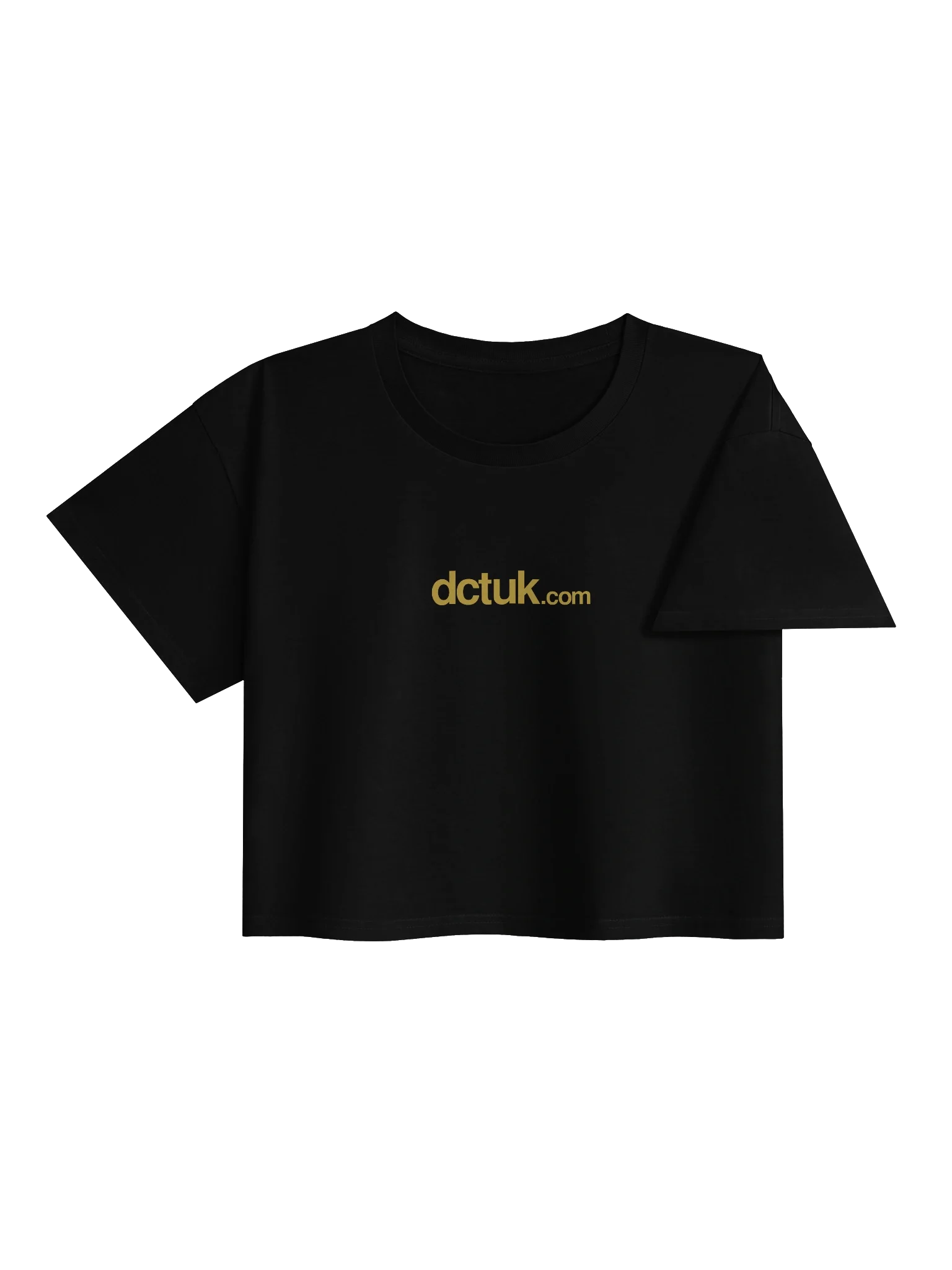 DCTUK Black Gold Crop Top product image (4)