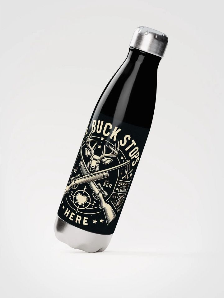 Vintage Deer Head Stainless Steel Water Bottle product image (2)