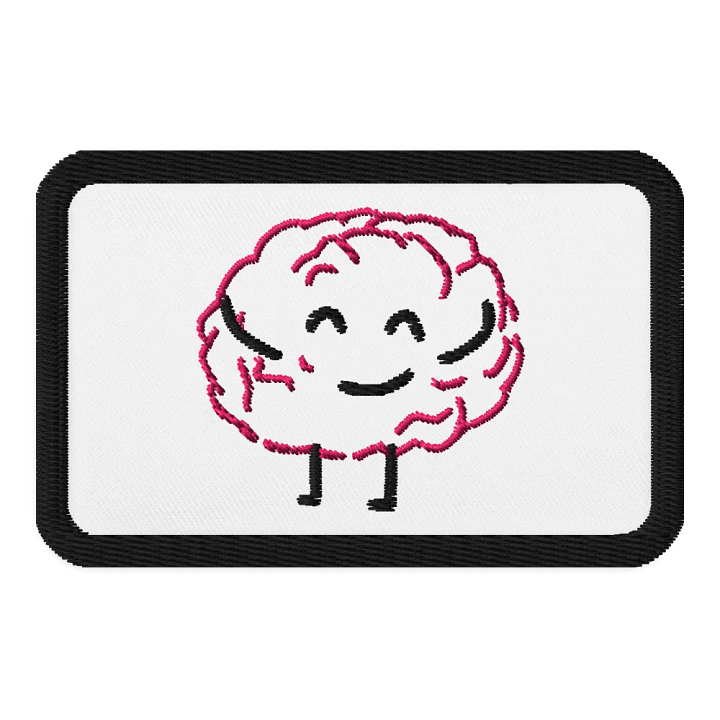 Brainy Brain Embroidered Patches product image (1)