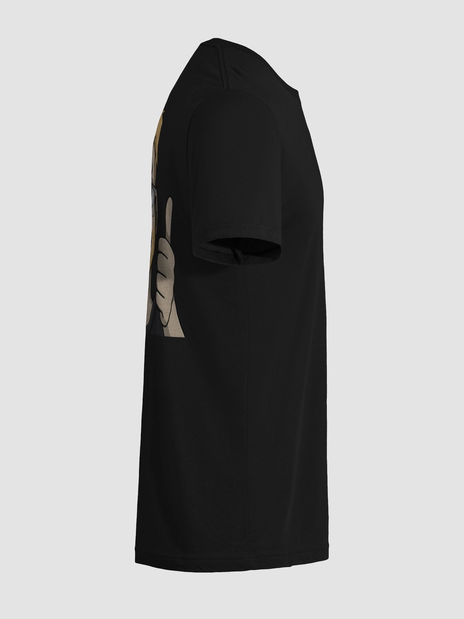 High-end T-shirt, black product image (12)