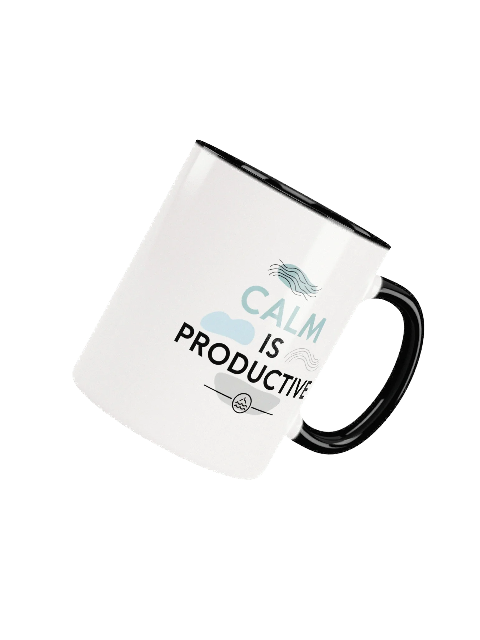 Calm Is Productive Coffee Mug – Inspirational Office & Home Desk Cup for Focus and Mindfulness product image (4)