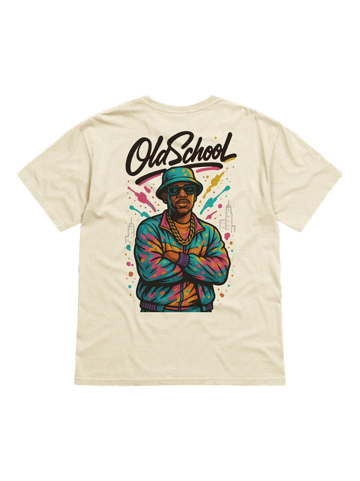 Old School Hip Hop T-Shirt – Retro Urban Graffiti Style Design product image (1)