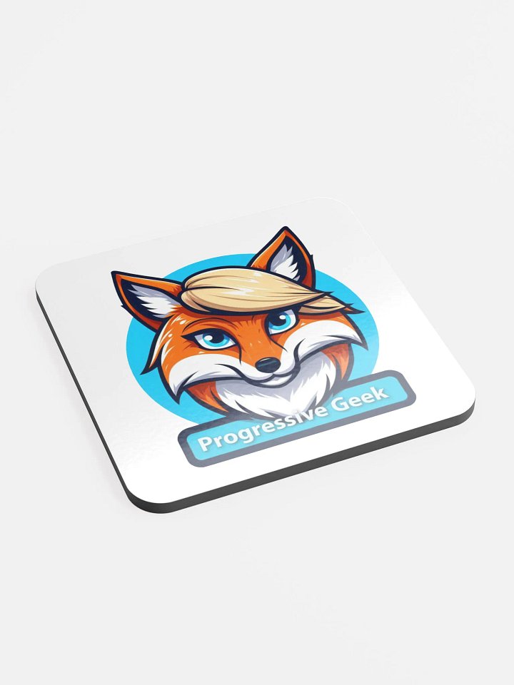 Progressive Geek Logo Cork Coaster product image (2)