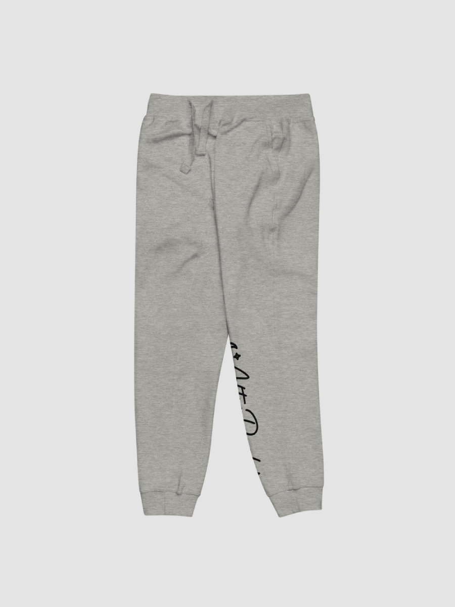 AfterDark Unisex Fleece Sweatpants - Black Font (Multiple Colors Available) product image (2)