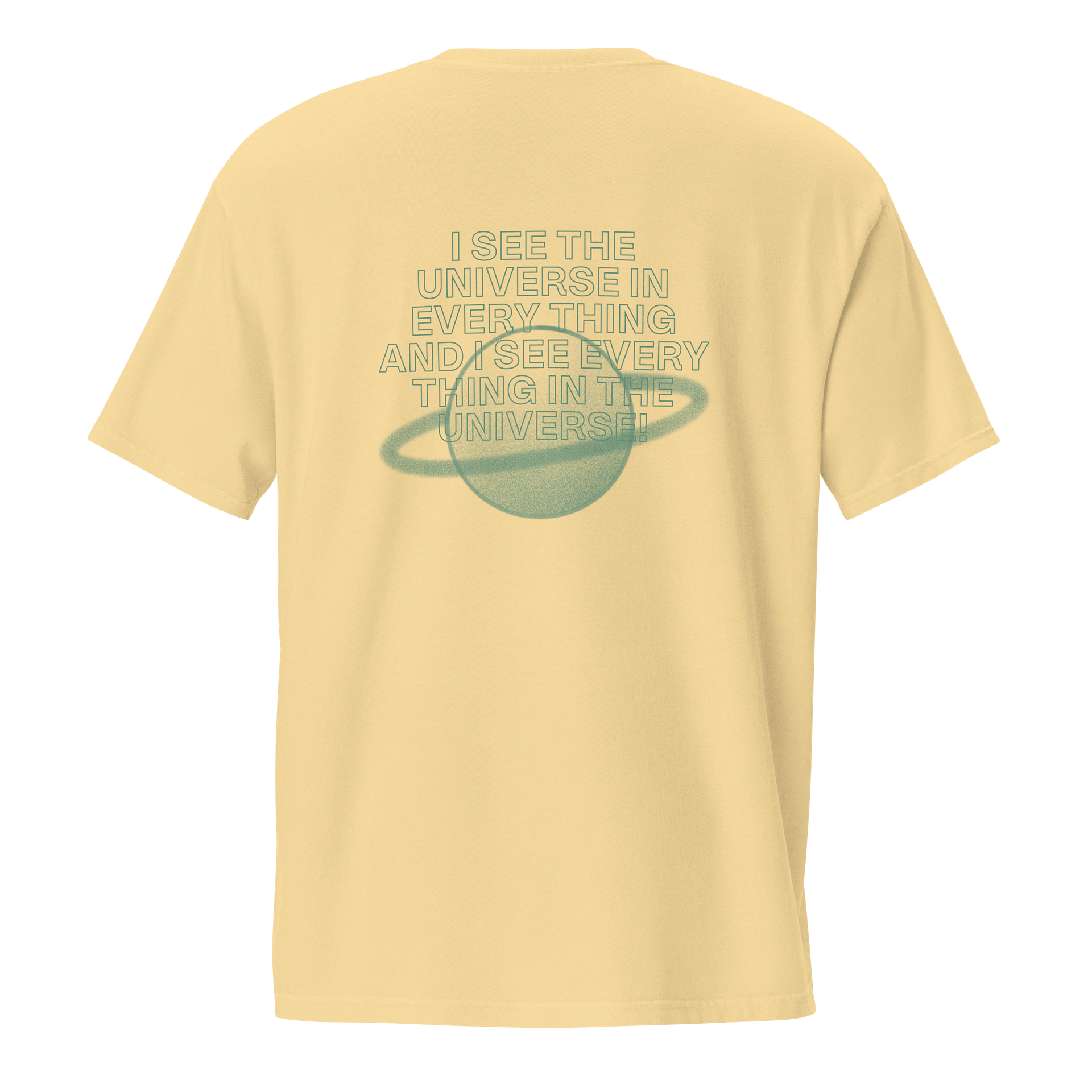 I See The Universe T-Shirt Yellow product image (1)