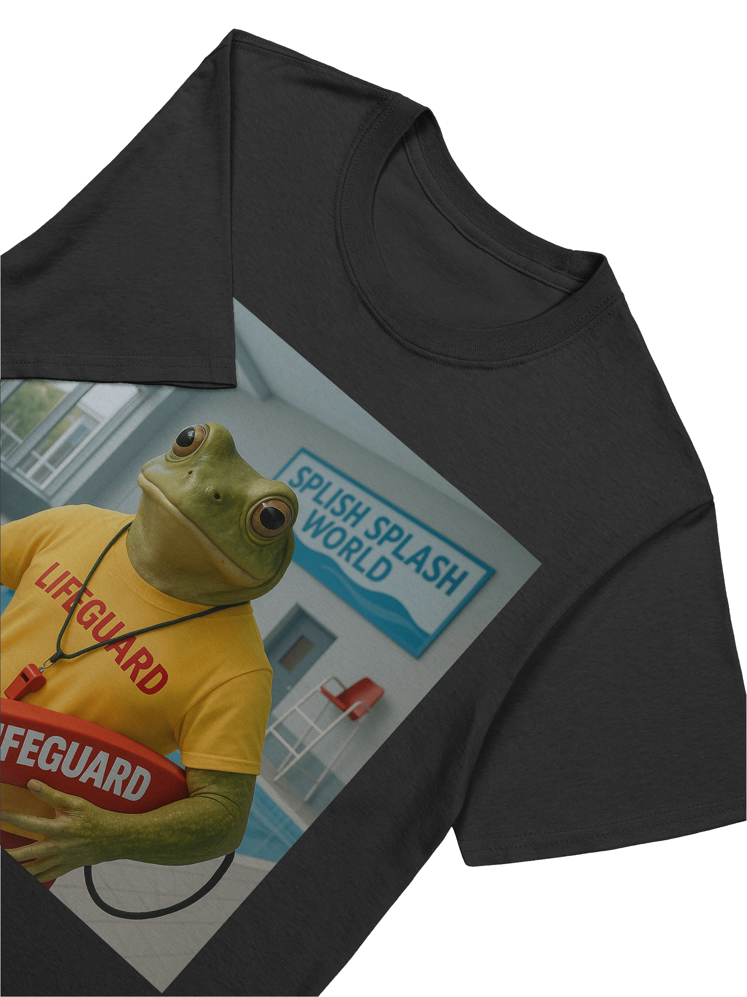 Splish Splash Lifeguard Frog T-Shirt product image (60)