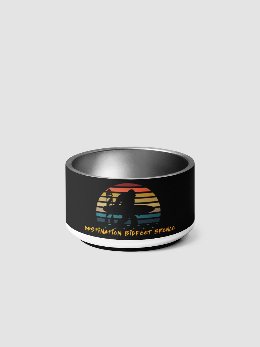 Destination Bigfoot Bronco Classic Logo Dog Bowl (Multiple Sizes Available) product image (7)