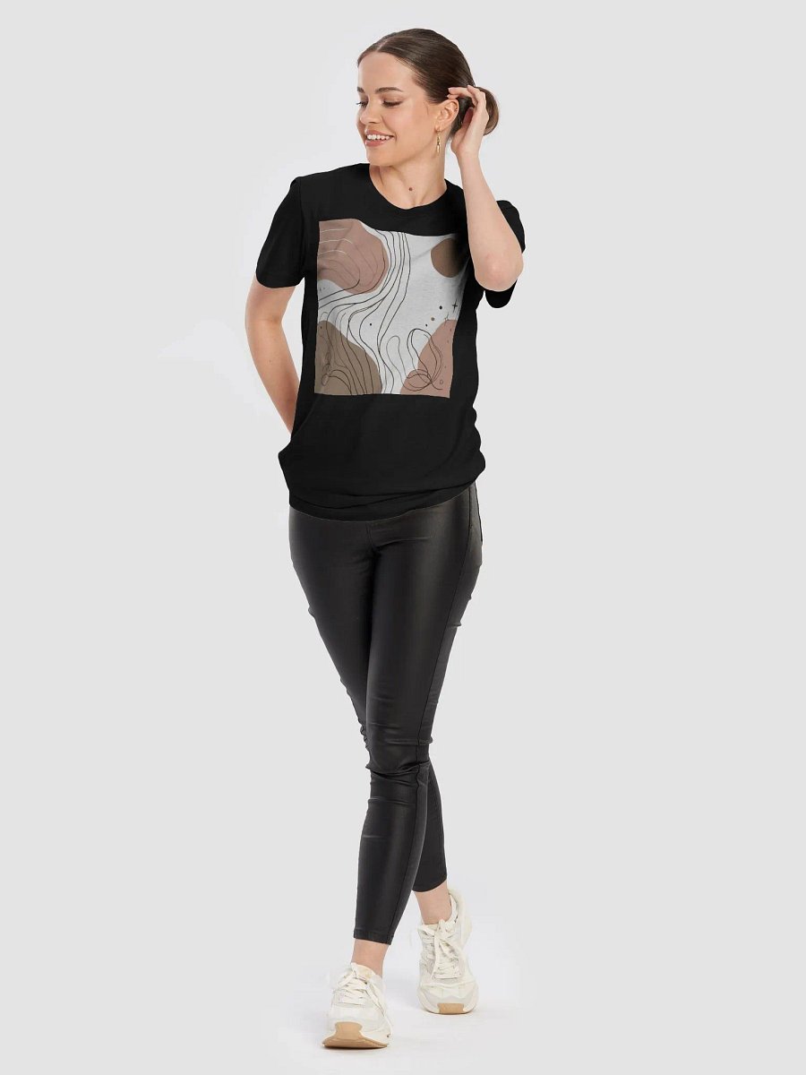 Cosmic Fusion Abstract T-Shirt product image (10)