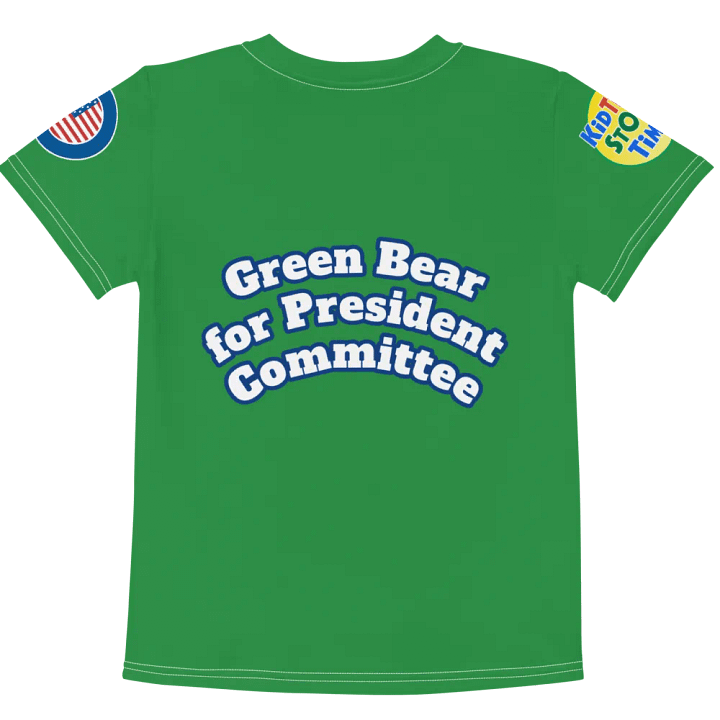 Green Bear Presidential Kid Tee product image (2)