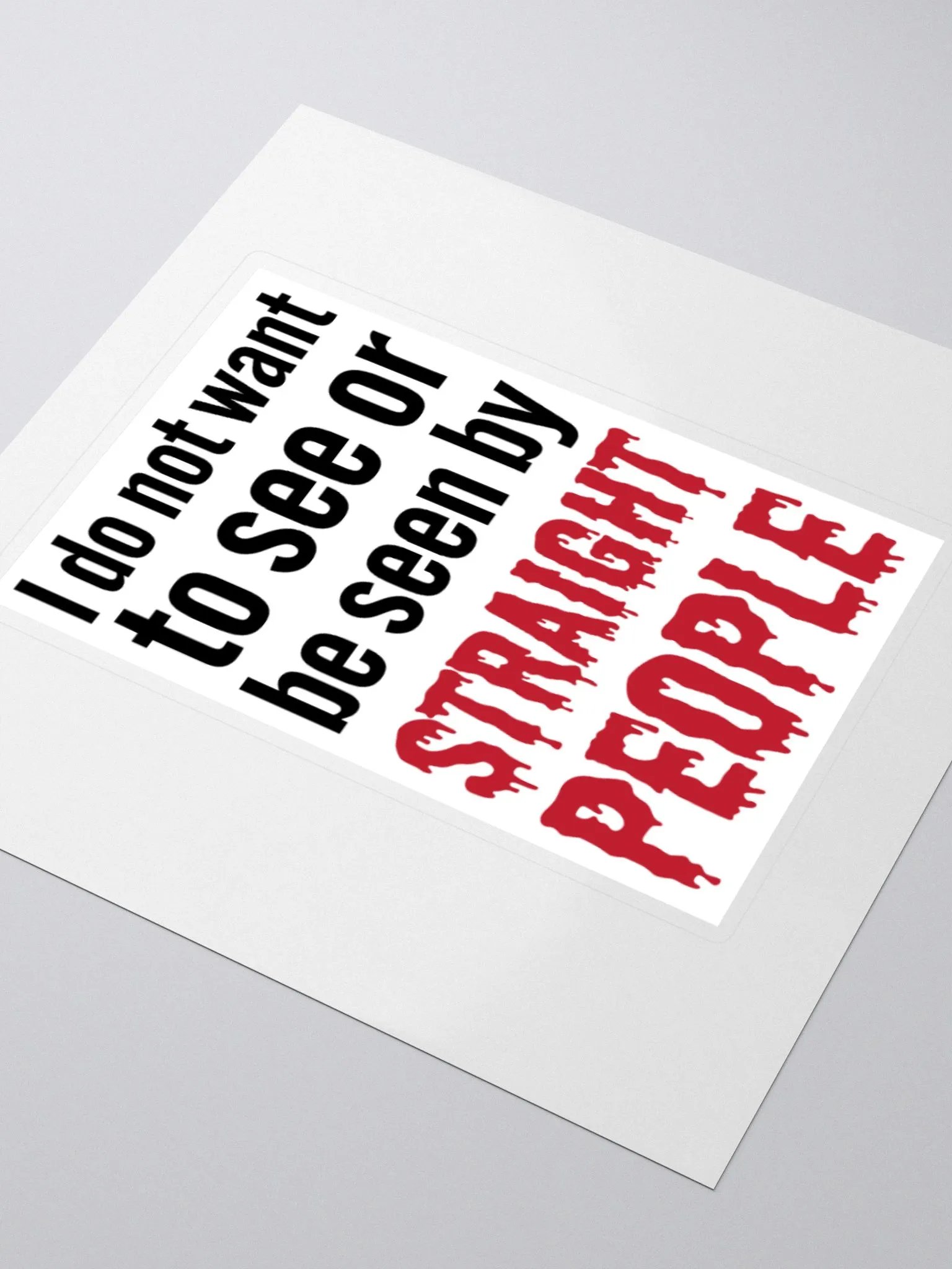 Anti-Hetero Sticker | Funny Gay Merch product image (4)