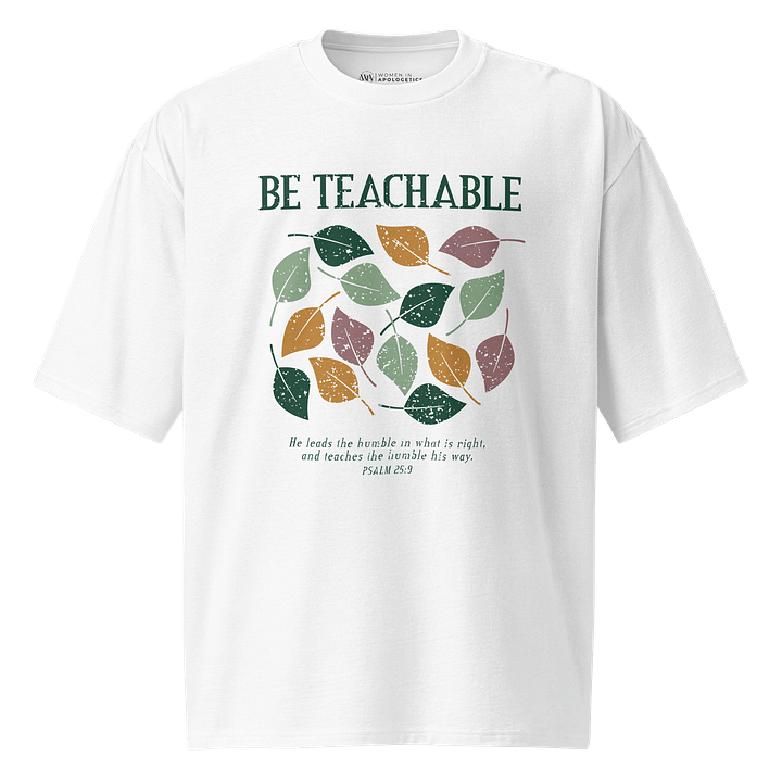 Be Teachable Oversized Shirt product image (1)