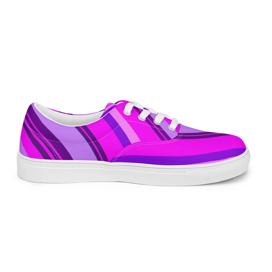 Pink Swirl Lace-Up Shoes product image (9)