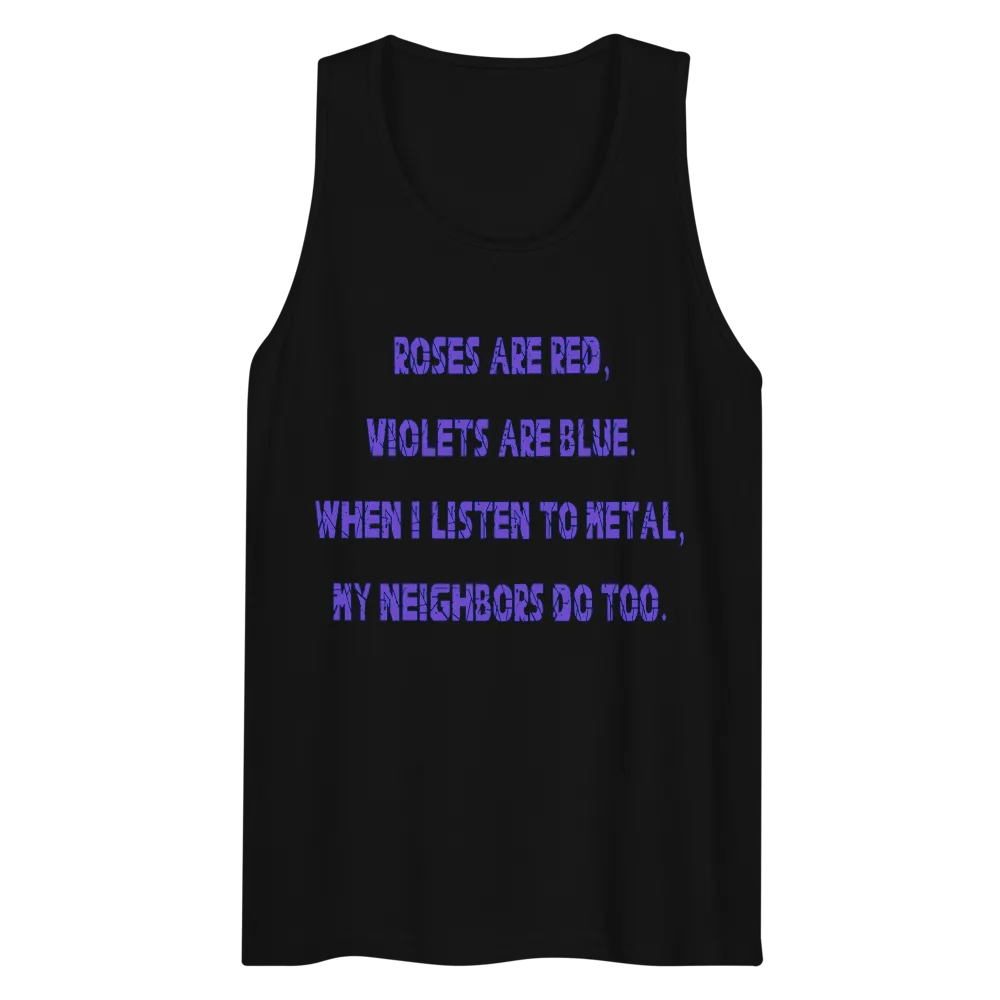 Roses Are Metal Tank Top product image (24)