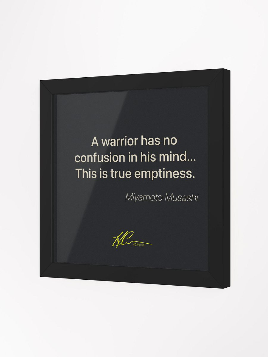 Miyamoto Musashi Q6 - Framed Poster product image (2)