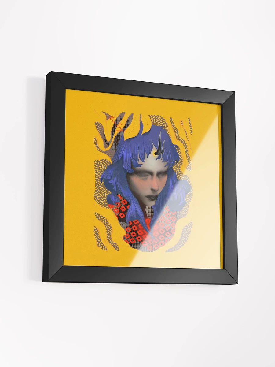 Something Strange, Charming and Blue Square Framed Matte Print product image (31)
