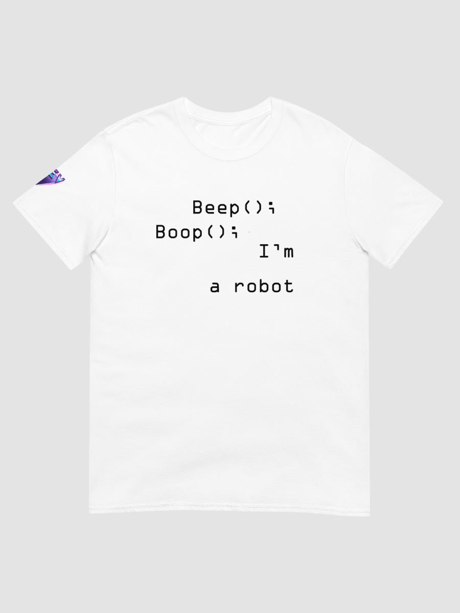 White Beep Boop text only product image (1)