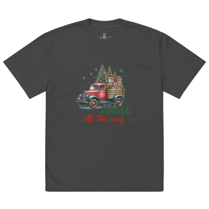 Jingle All The Way Vintage Christmas Truck T-Shirt product image (5)