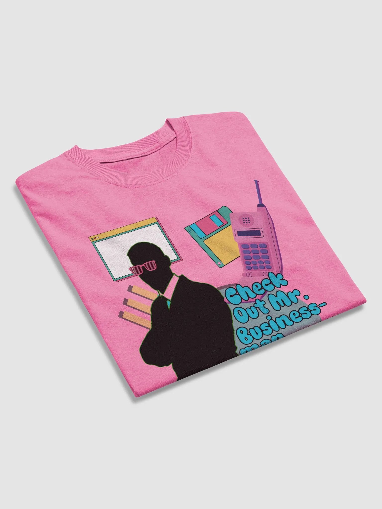 Check Out Mr. Businessman 80s Retro Cotton T-shirt product image (3)