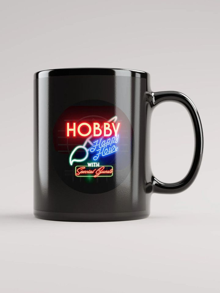 Hobby Happy Hour Glossy Black Mug - Standard Edition product image (2)