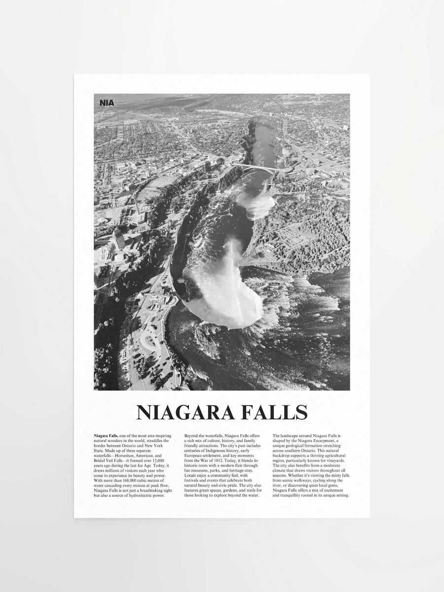 Niagara Falls 01 Newspaper Poster product image (5)
