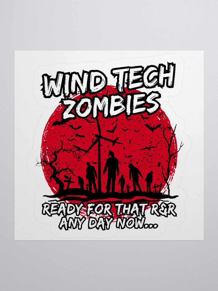 Wind Tech Zombies Sticker product image (2)