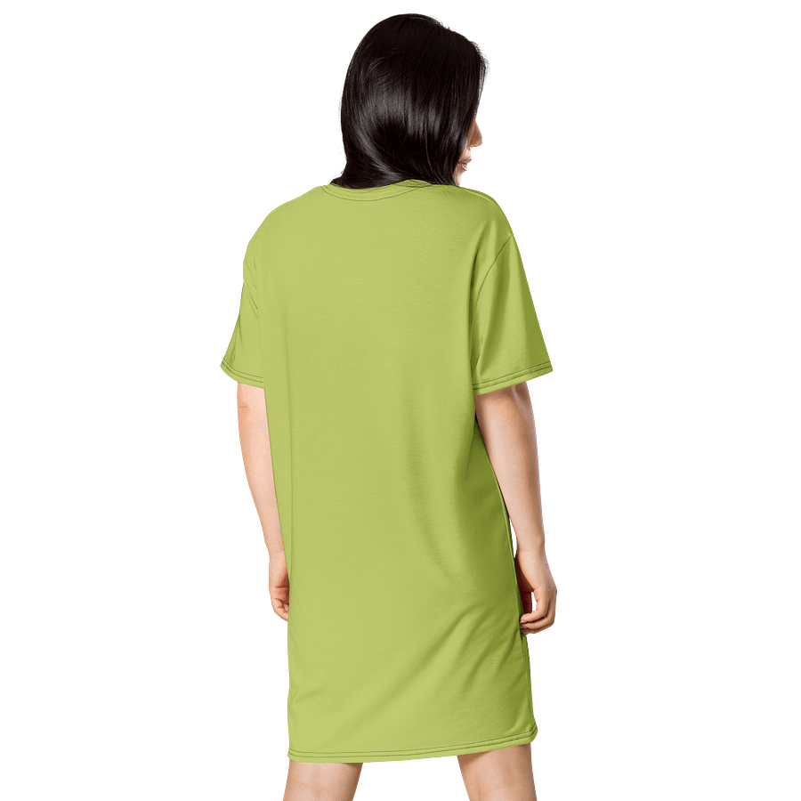 Oversized T-Shirt Dress - Vibrant Wild Willow, Sizes 2XS-6XL product image (2)