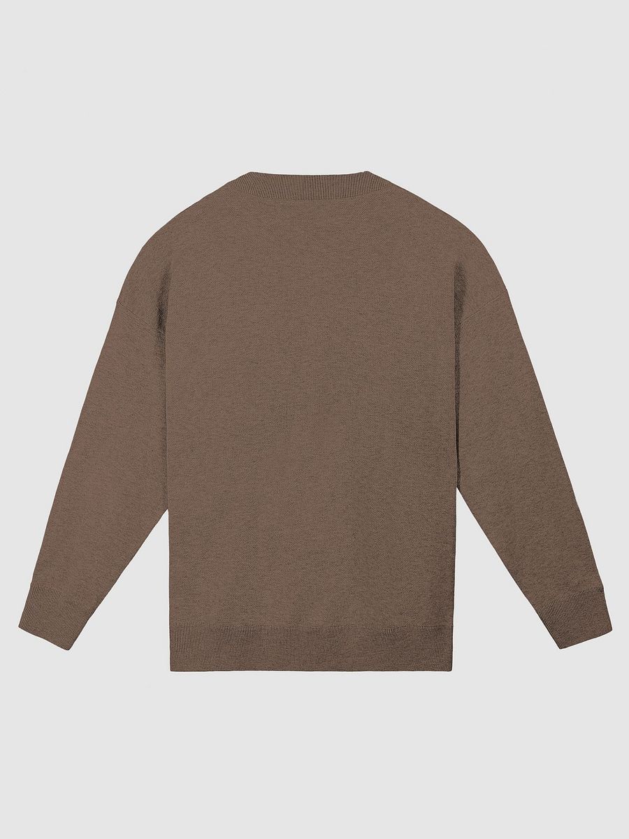 DW, it's diagnosed. (lg. design, duotone brown knitwear relaxed crewneck product image (10)