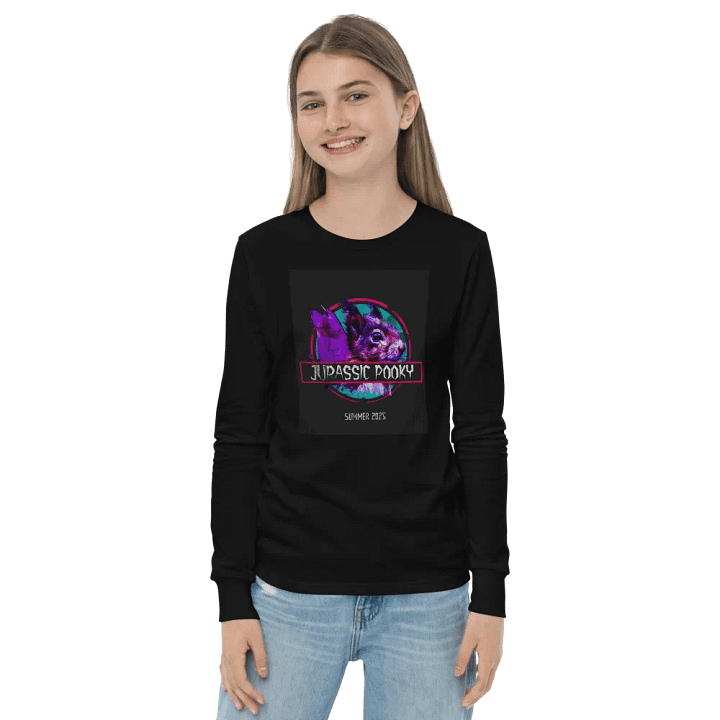 Jurassic Pooky Summer 2025 YOUTH Long Sleeve Tee product image (2)