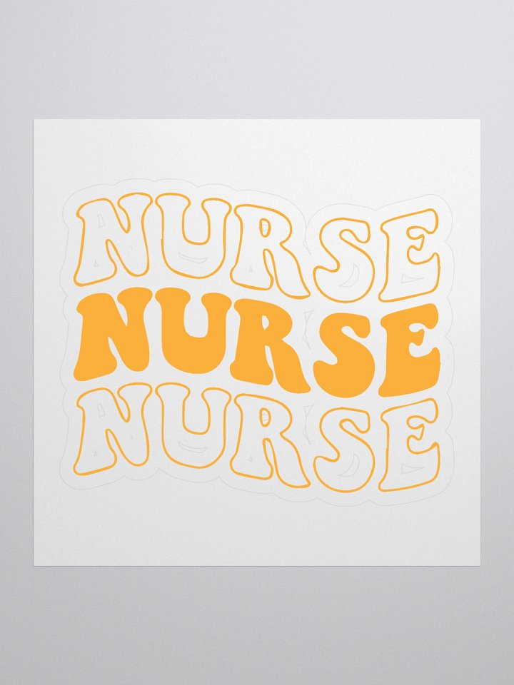 Bold Nurse Repeat Kiss-Cut Stickers product image (1)