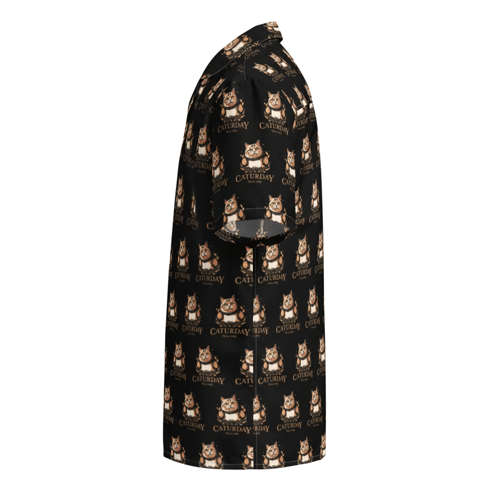 Caturday Hawaiian Style Shirt - Big Orange Kitty - Stable Diffusion product image (3)