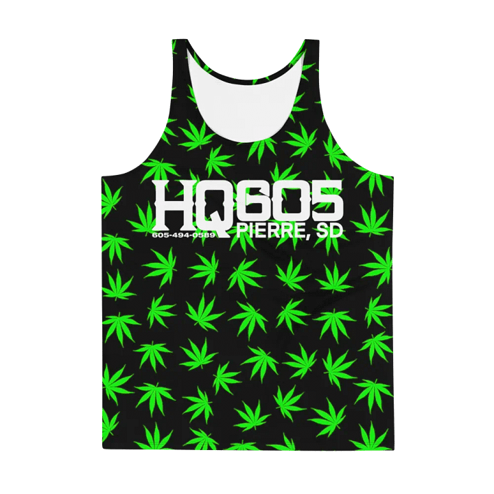 HempQuarters Green Marijuana Tank Top product image (2)