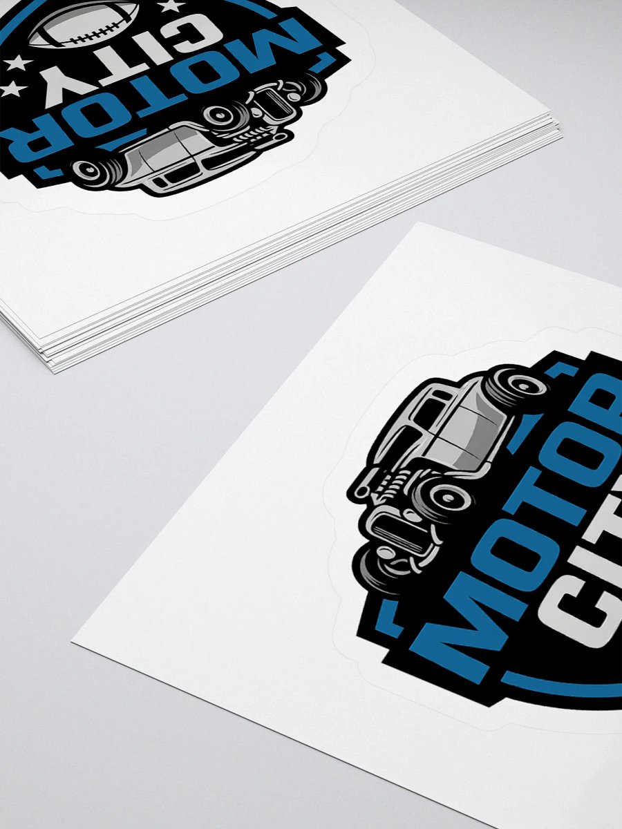 MOTOR CITY FOOTBALL STICKER product image (4)