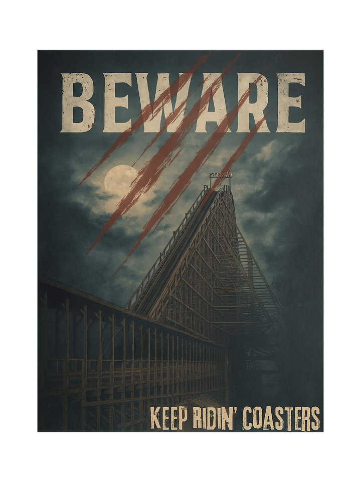 Beware - It's A Beast of a Ride 18x24" Poster product image (1)