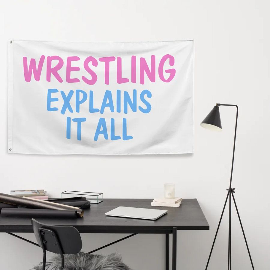 Wrestling Explains It All (Flag) product image (10)