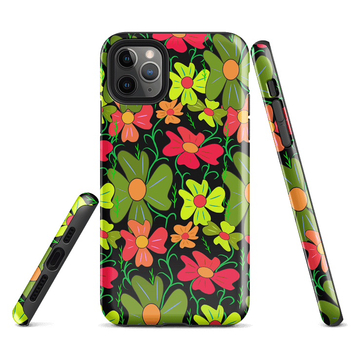 Vibrant Floral Burst iPhone® Tough Case product image (3)