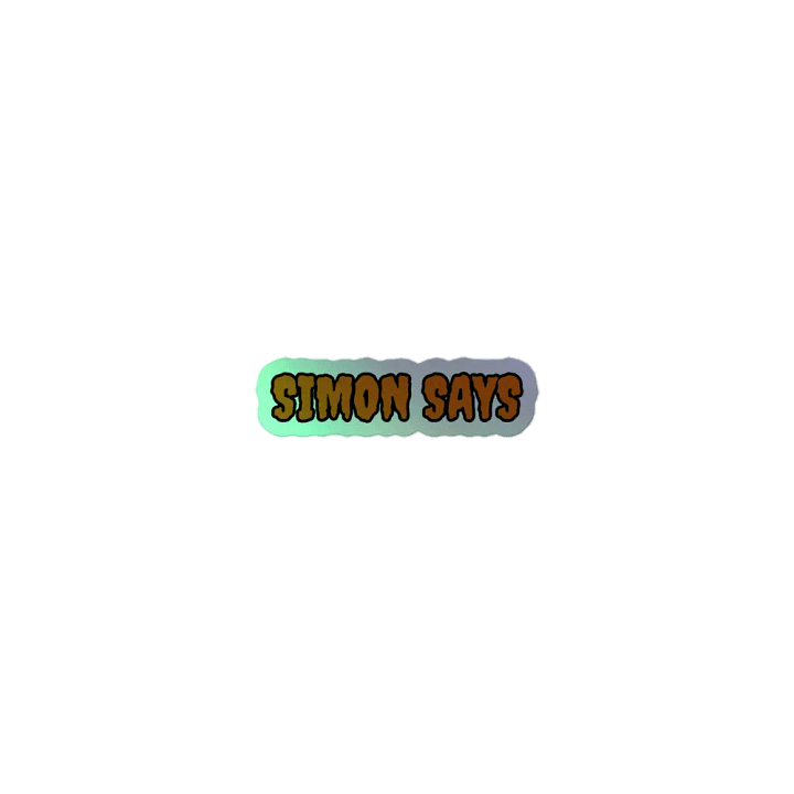 SIMON SAYS Holographic Sticker Sheet product image (1)