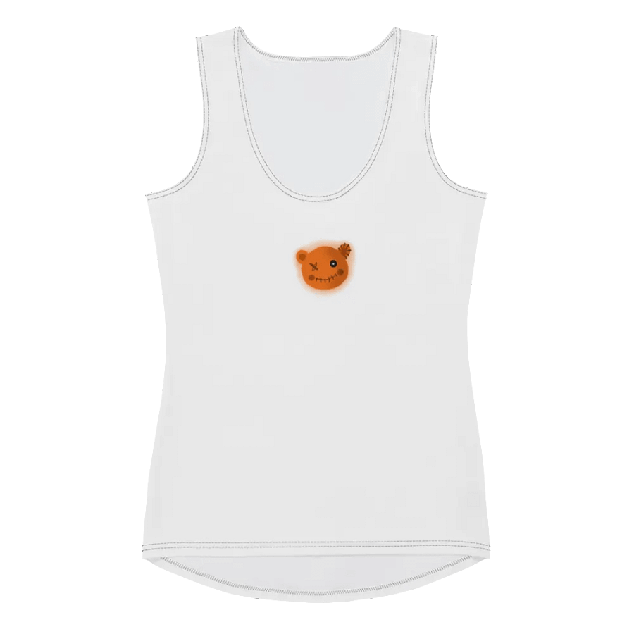 Whimsical Stitched Orange Face Women's Tank Top product image (3)