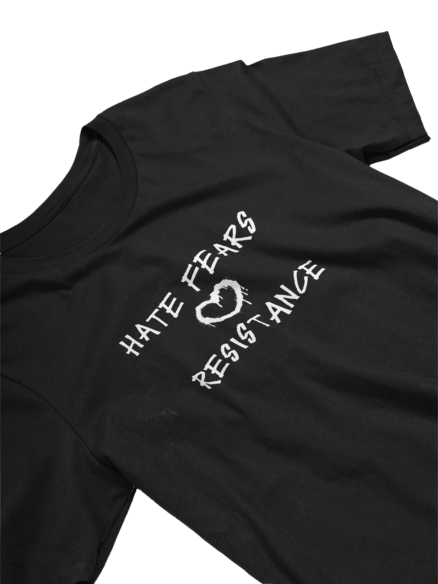 Hate Fears Resistance Supersoft T-shirt product image (2)