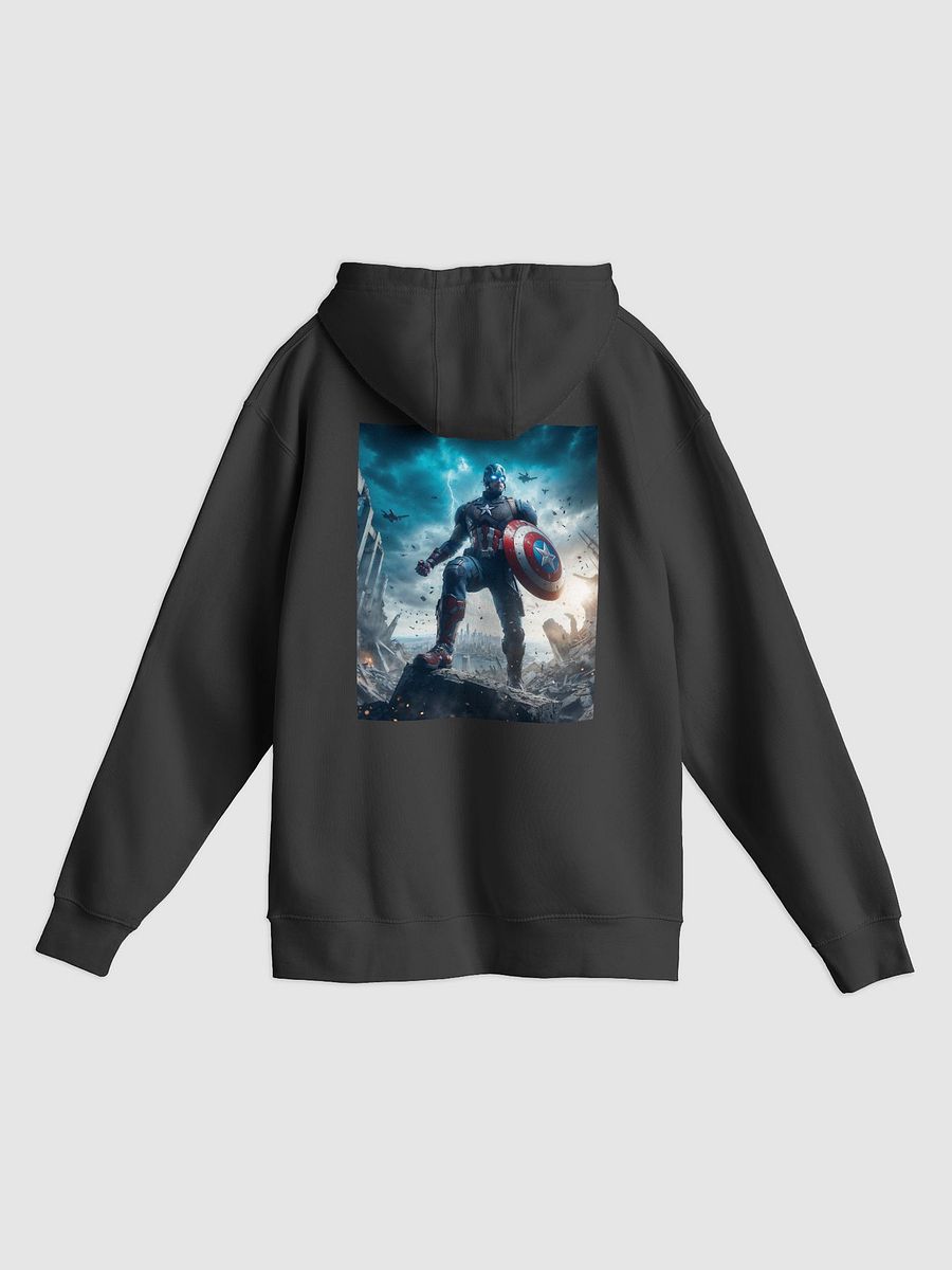 Captain America Premium Unisex Pullover Hoodie [Backside Print] product image (3)