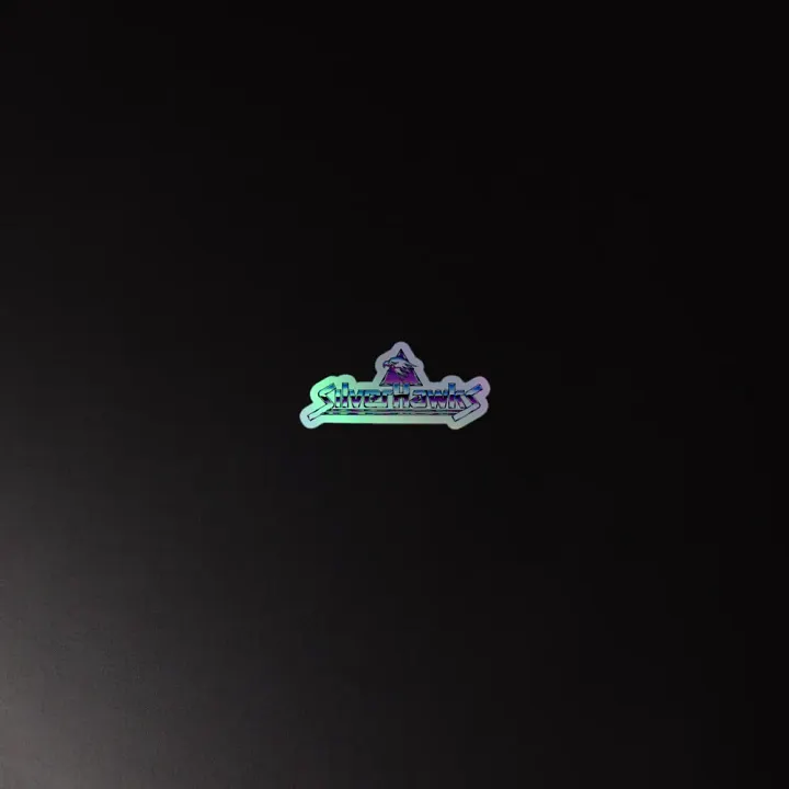 SilverHawks Retro Hawk Emblem Holofoil Sticker product image (4)