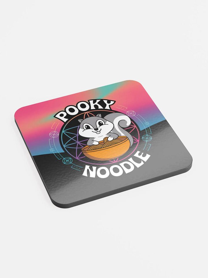 Coaster or micro art piece: Pooky Noodle Sacred Geo product image (2)